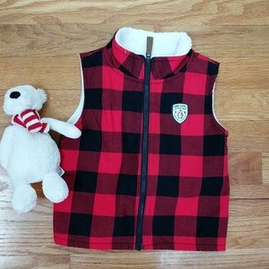 Carter's Buffalo Plaid Vest